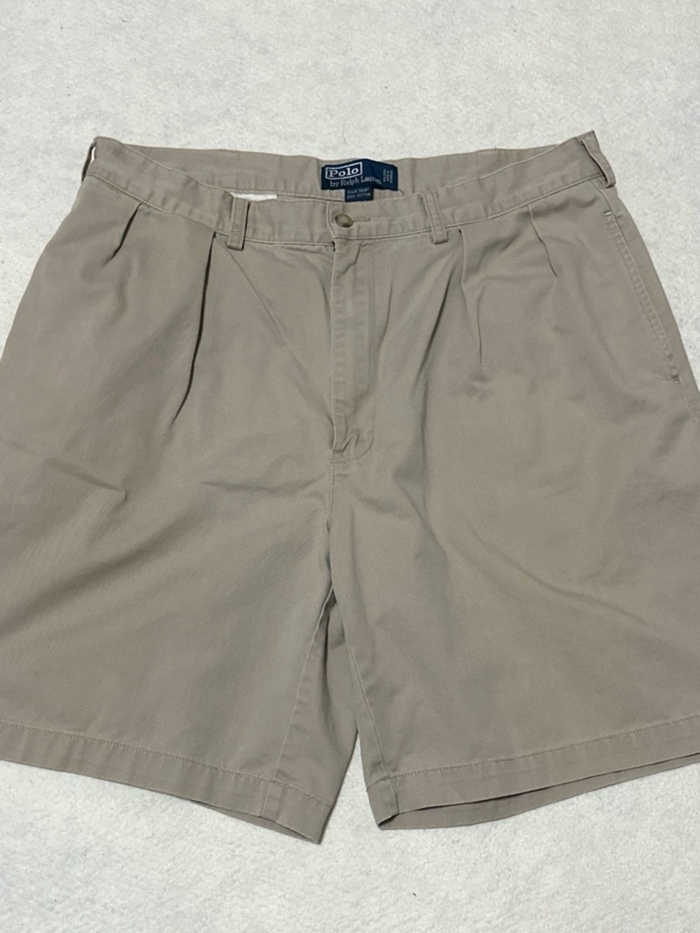 Vintage Ralph Lauren Polo Men's “Tyler Short”Khaki Chino Shorts